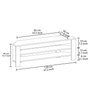 Hanah Home Soporte de TV Corner - Gris